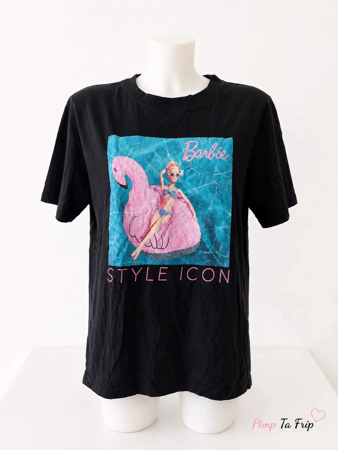 T-shirt Barbie “Style Icon” noir – Taille S
